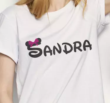 Personlig t-shirt med navneskabelse - TenStickers