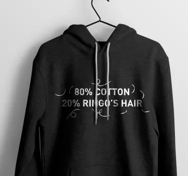 kæledyr hår personlig hoodie - TenStickers