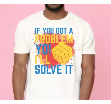 Tekst til problemløsning original t-shirt - TenStickers