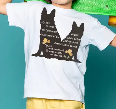 Quote- jeg har en hund t-shirt - TenStickers