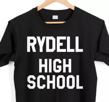 "rydell high school grease" t-shirt - TenStickers