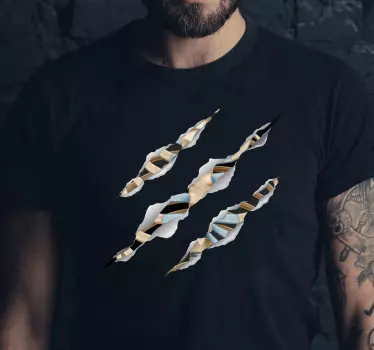 Skelet ribben halloween t-shirt klistermærke - TenStickers