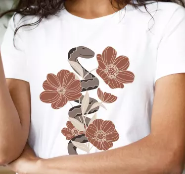Slangeblomstsammensmeltning original t-shirt - TenStickers