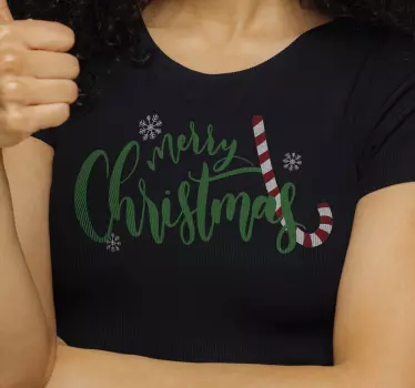 Slik jule jul t-shirt - TenStickers