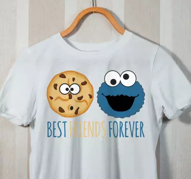 Småkage og monster venner original t-shirt - TenStickers