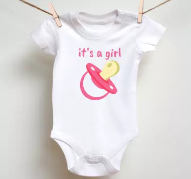 Sød baby t-shirt til annonce - TenStickers