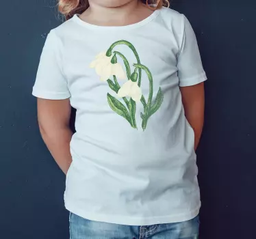 Søde børn vintergækker design t-shirt - TenStickers