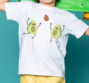 Spille avocado børneskjorte - TenStickers