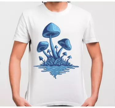 Svamp ved floden t-shirt - TenStickers