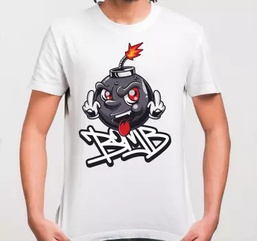 Swag baby bombe graffiti tegneserie t-shirt - TenStickers