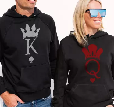Sweatshirt til par par t-shirt - TenStickers