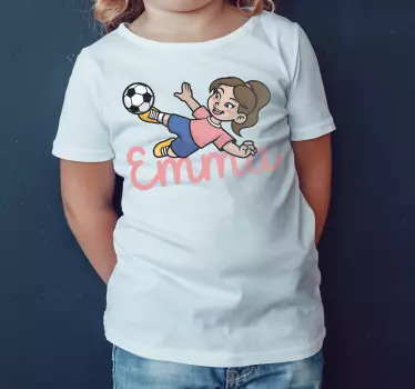 T-shirt til børn legende fodboldeventyr - TenStickers