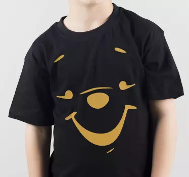 T-shirt til børn med glad smilende ansigt - TenStickers