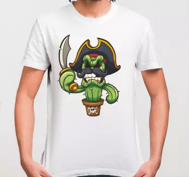 T-shirt til børn med pirat kaktus karakter - TenStickers