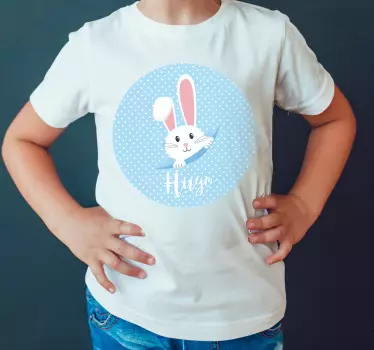 T-shirt til børn med sød kanin grafik - TenStickers