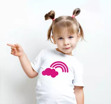 T-shirt til børn regnbuemolnsjov - TenStickers