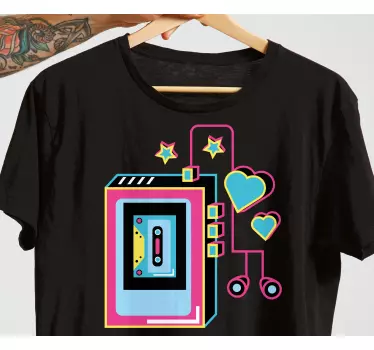T-shirt til børn retro bånd symbol - TenStickers