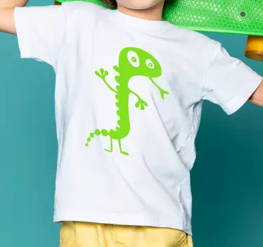T-shirt til børn sjov venlig skabning - TenStickers
