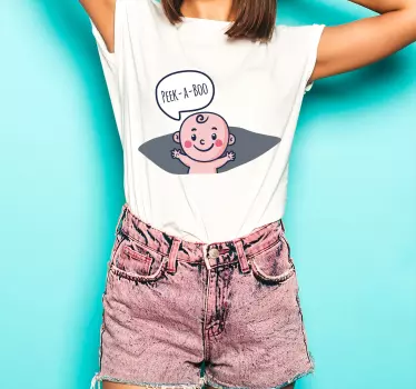 T-shirt til børn søde babyoverraskelser - TenStickers