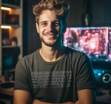 Tastaturtaster original t shirt design - TenStickers