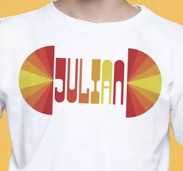 Tilpasset vintage solnedgang t-shirt - TenStickers