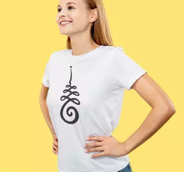 Unalome symbol original t shirt - TenStickers