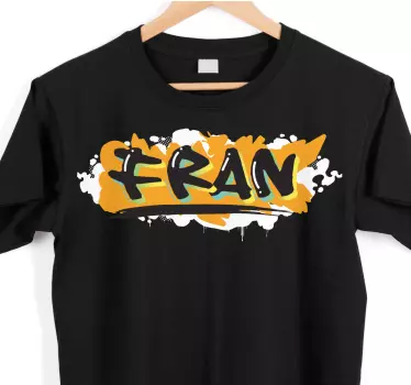 Ung graffiti stil personlig t-shirt - TenStickers