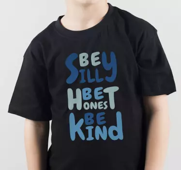 Være fjollet børneskjorte - TenStickers