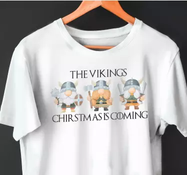 Vikingernes jul kommer jul t-shirts - TenStickers