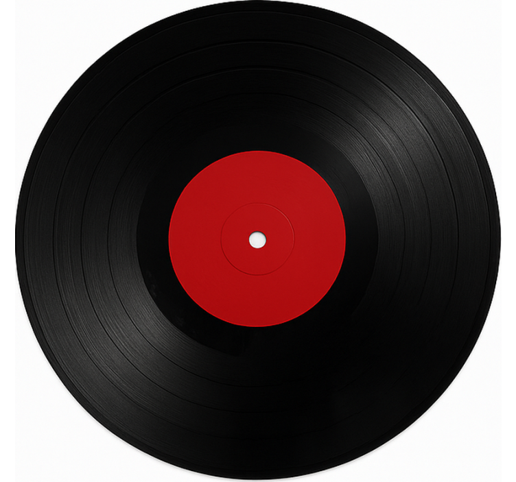 Kæmpe vinylplade vinyl tæppe til spisestue - TenStickers