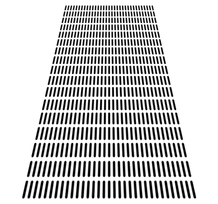 Vinyl tæppe til badeværelset minimalistiske linjer - TenStickers