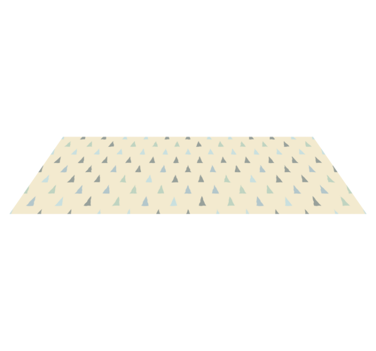 Smukke trekanter i vinyltæppe i skandinavisk stil - TenStickers