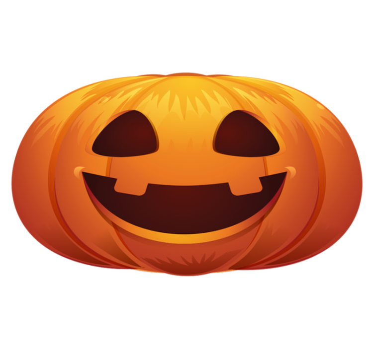 Græskar til halloween tæppe - TenStickers