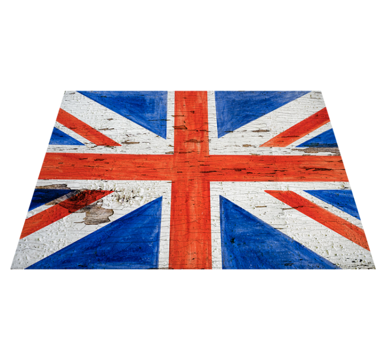 Urban stil uk flag moderne vinyl tæppe - TenStickers
