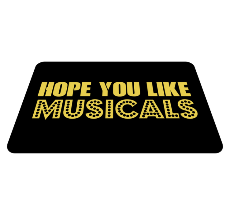 Musicals elsker entré fliser - TenStickers