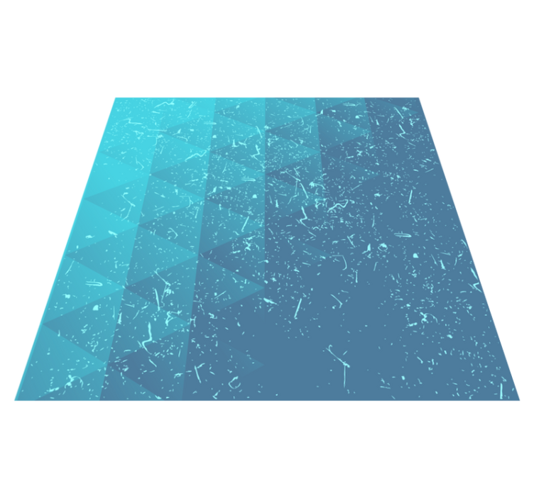 Vintage blandet blå flise tæppe - TenStickers