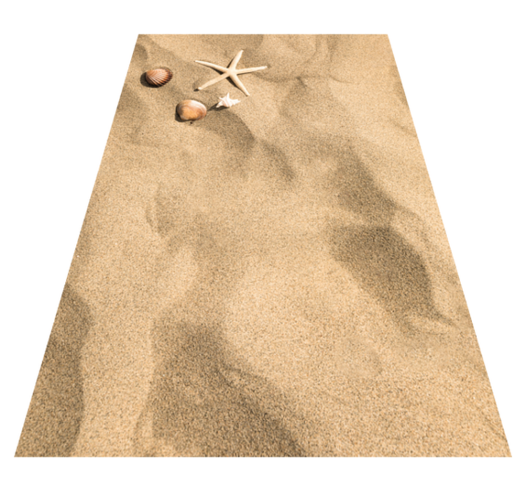 Sommer vibe vinyl tæppe sandsten gulvfliser - TenStickers