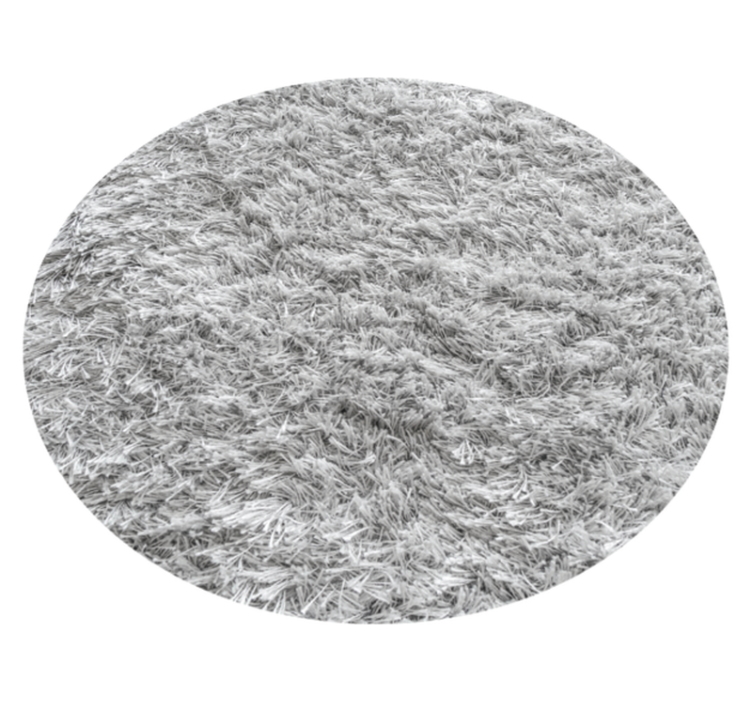 Blødgrå stue vinyltæppe - TenStickers