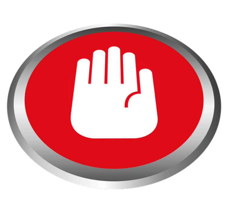 Kontor advarsel brugerdefineret tæppe - TenStickers