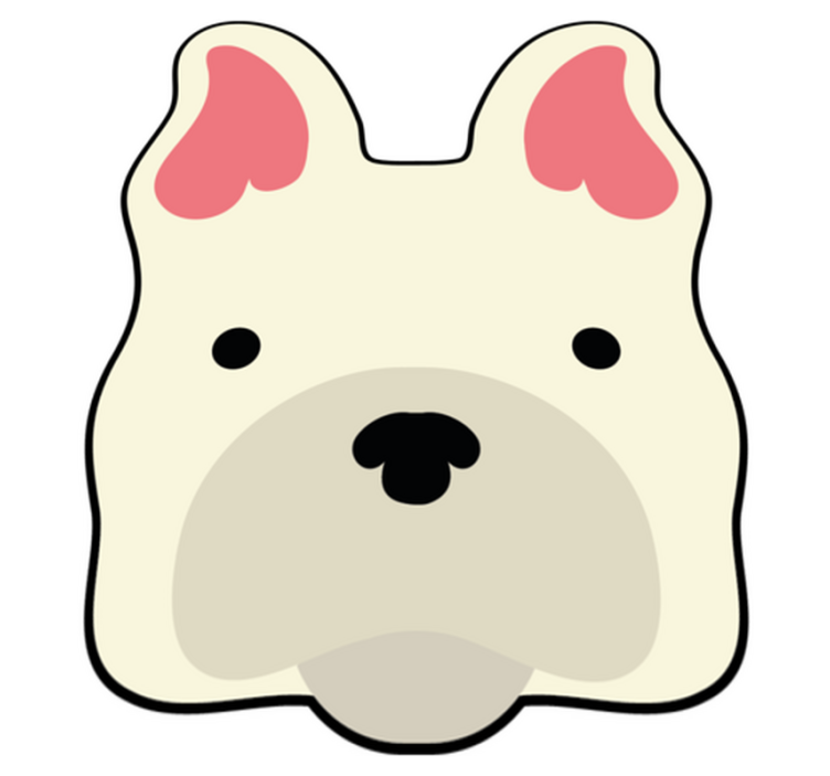 Hundedyrs vinyltæppe - TenStickers