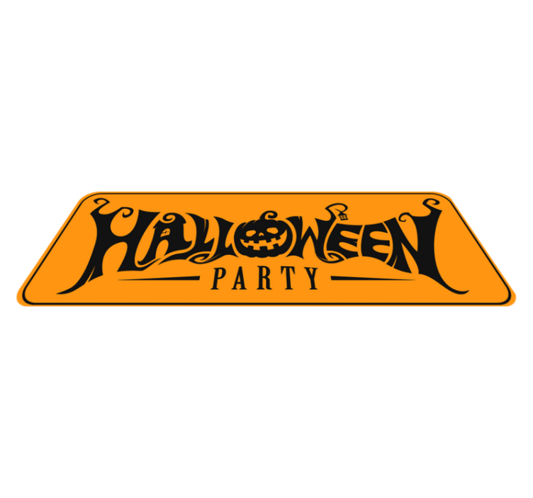 Halloween festlig banner vinyltæpper til halloween - TenStickers