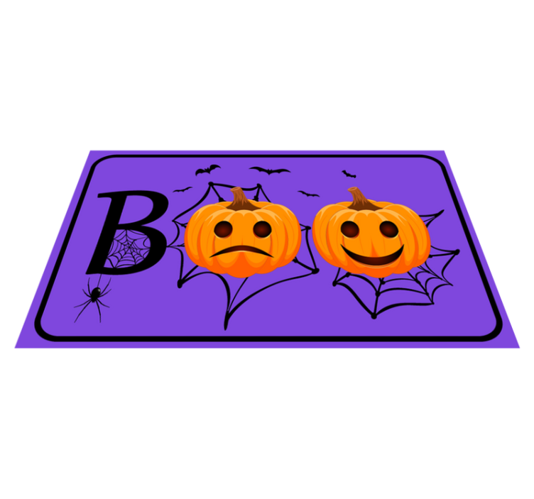 Boo med spindelvæv halloween tæpper - TenStickers