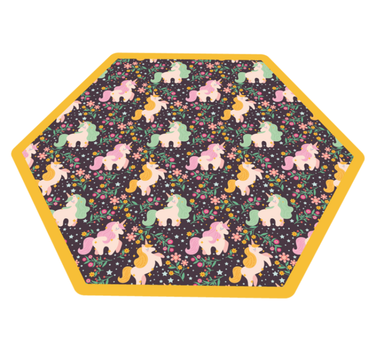 Legeplads for mytiske væsner vinyl tæppe - TenStickers