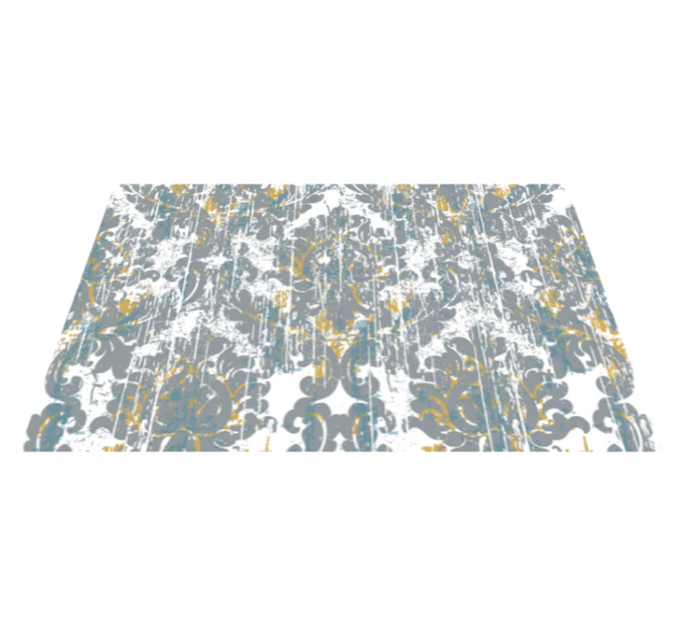 Tegning hænder grå moderne tæppe - TenStickers