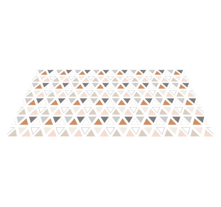 Nordiske trekant geometriske vinyltæpper - TenStickers