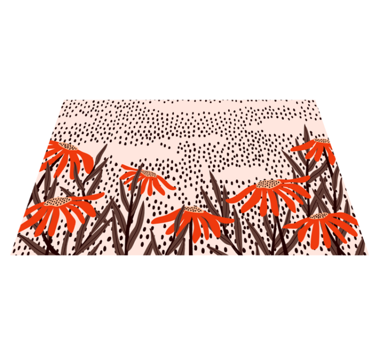 Doodle prikker og konfetti moderne tæppe - TenStickers