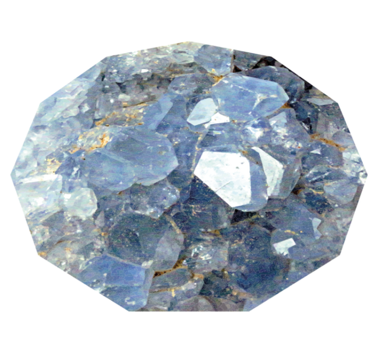 Gletsjerkrystalmønster tekstur vinyl tæppe - TenStickers