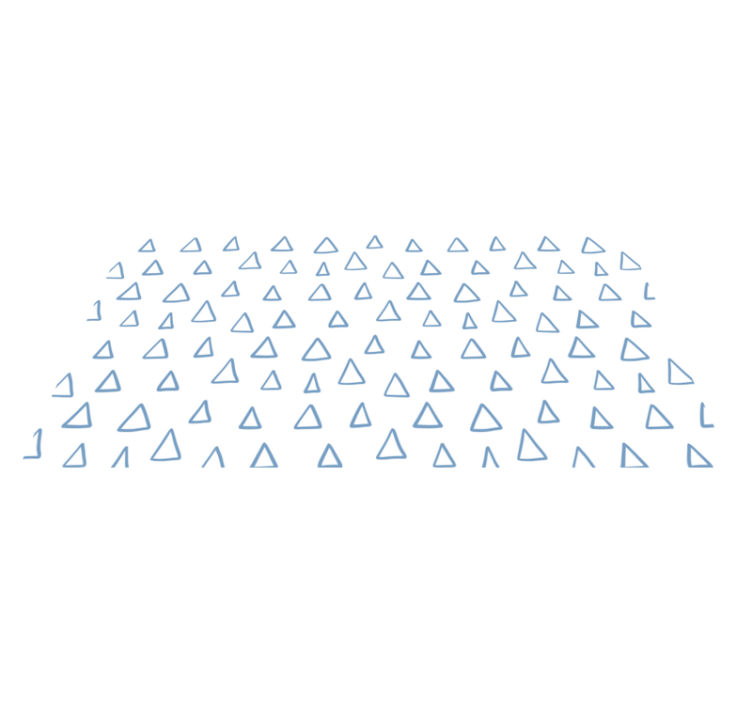 Trekantet mønstret design geometriske vinyl tæppe - TenStickers