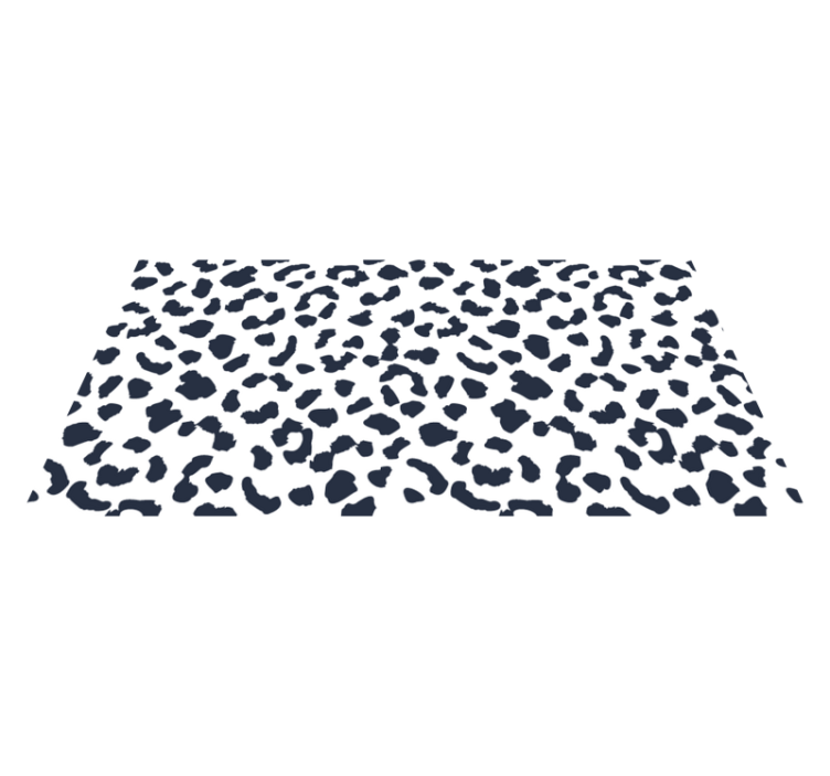 Leopardprint vinyltæppe med dyreprint - TenStickers