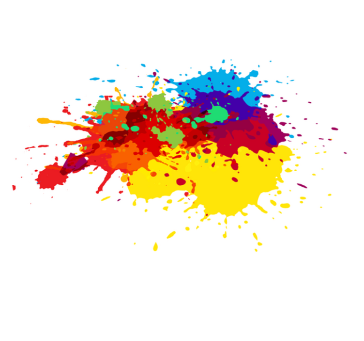 Stænker teen farverigt vinyl tæppe - TenStickers